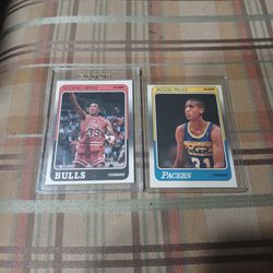 Scottie Pippen And Reggie Miller  Rookie Cards 