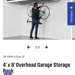 4 X 8 Overhead Storage Rack