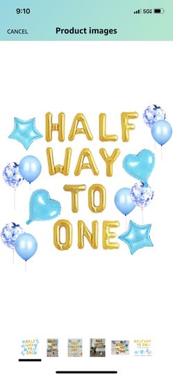 Half Way To One Balloon