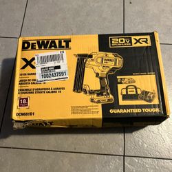 DEWALT 18GA NARROW CROWN STAPLER KIT