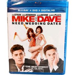 Mike and Dave Need Wedding Dates: Blu-ray + DVD + Digital HD New Factory Sealed