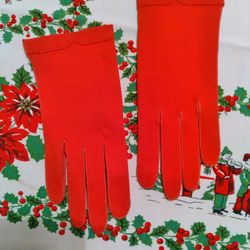 Vintage Womens Wonder Fabric Gloves