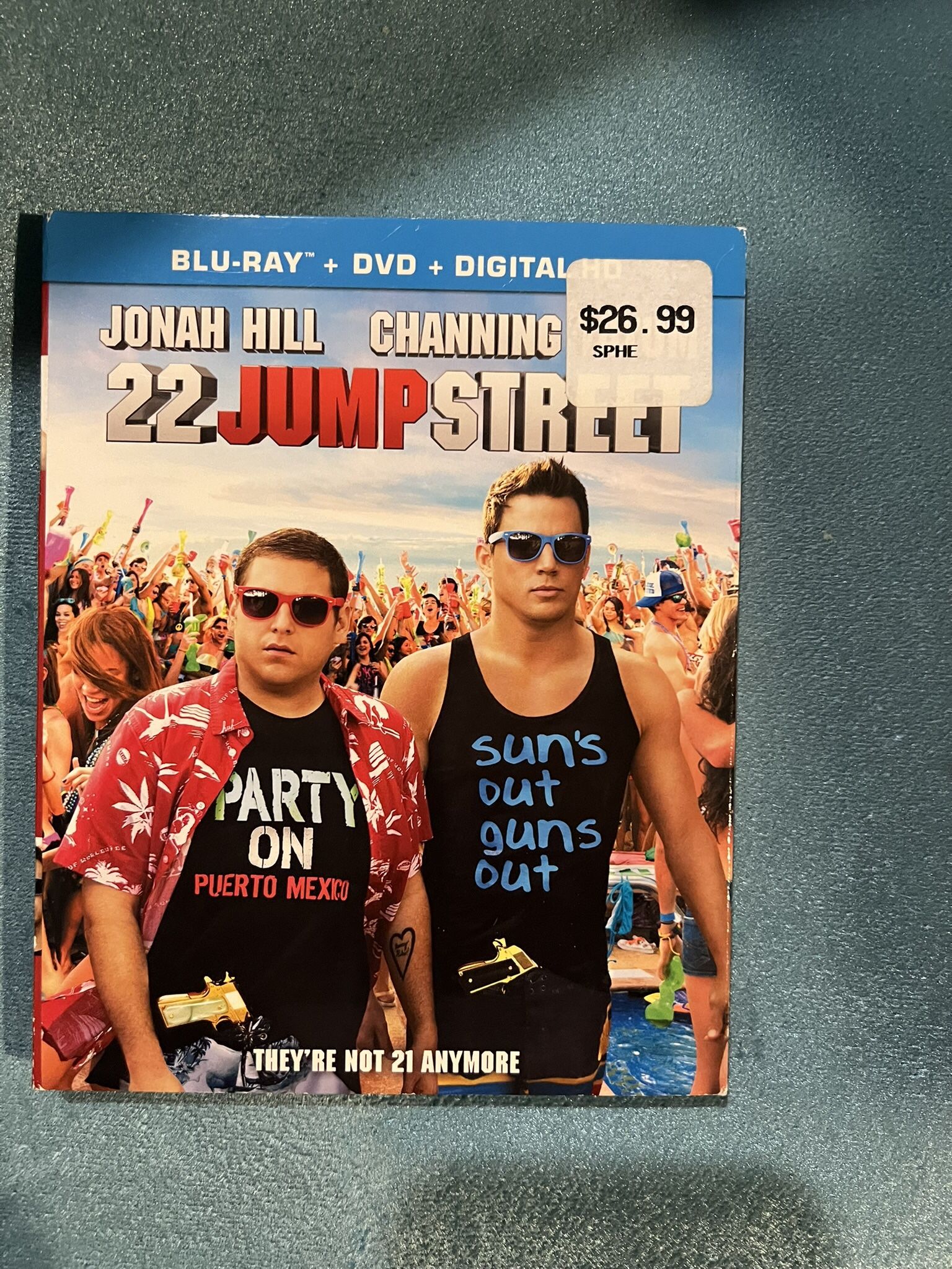 DVD Used product no issues 22 Jump Street movie suns out