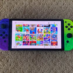 NINTENDO SWITCH OLED with 7500 GAMES INSTALLED
