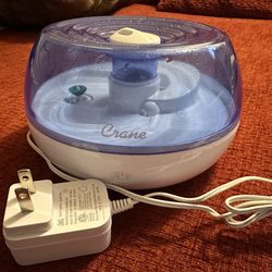 Like New Crane Ultrasonic Cool Mist Humidifier 0.2gallon 