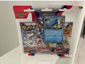 Pokémon TCG: Scarlet and Violet 3-Pack Blisters - Dondozo Promo - Sealed Mint