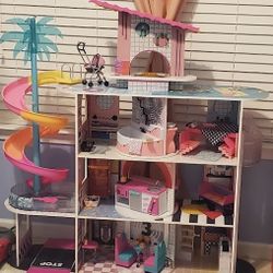 Gently Used LOL Doll House 