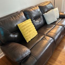 Leather Couch 