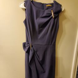 dark blue dress