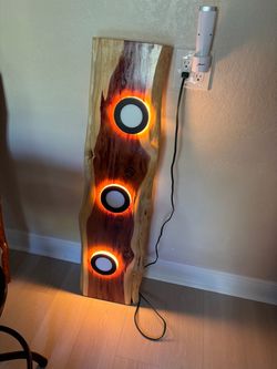 Lámparas rústicas de madera