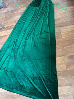 Green cape, adult size extra long, brand new!