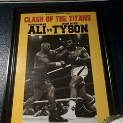 Mike Tyson vs Muhammad Ali portrait