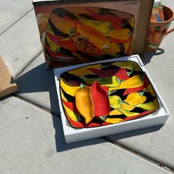 Chip And Dip Set And Platter