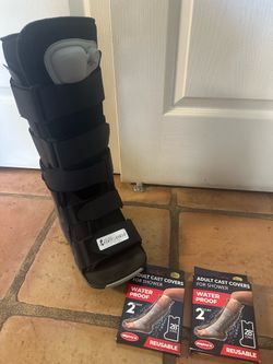 Knee high medical boot