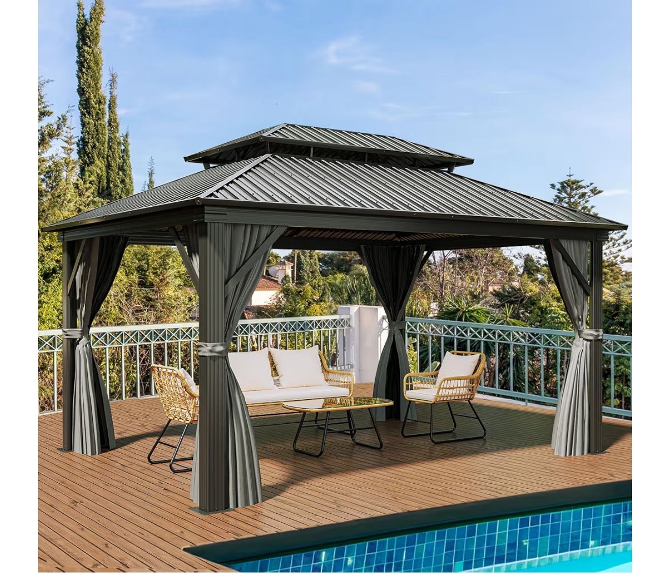 Metal Top Gazebo