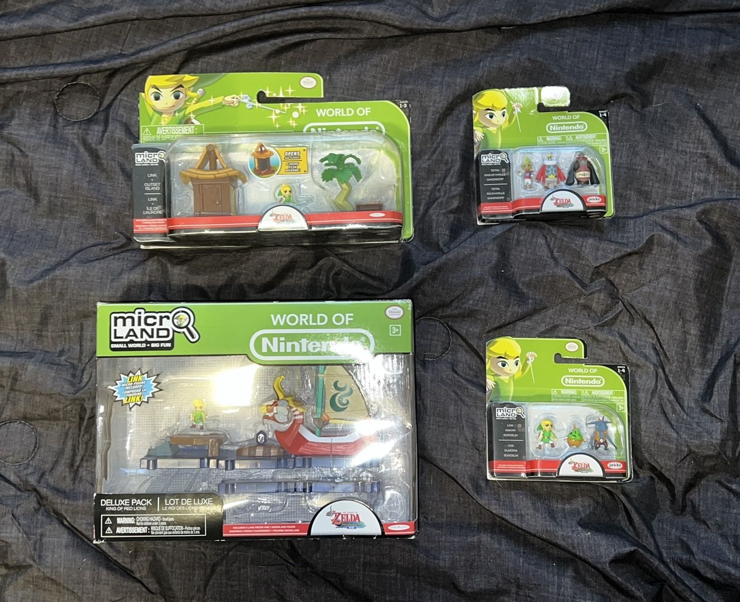 World Of Nintendo: Zelda Micro Land Set