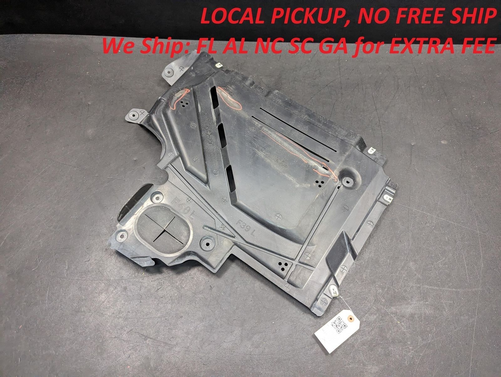 Fuel Tank Left Under Cover Splash Shield 2022 BMW X1 51757354759 2016 - 2021 X (B2031)