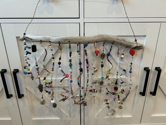 Colorful Beaded Yard Art