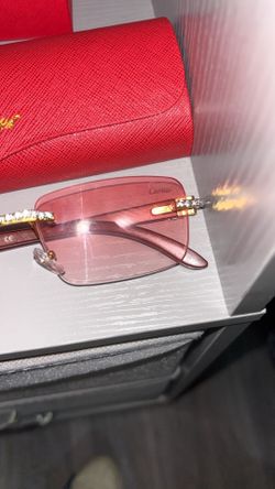 Cartier sunglasses diamond moissanite