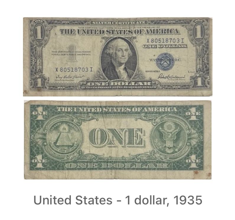 1935 - U.S. One Dollar Bill 