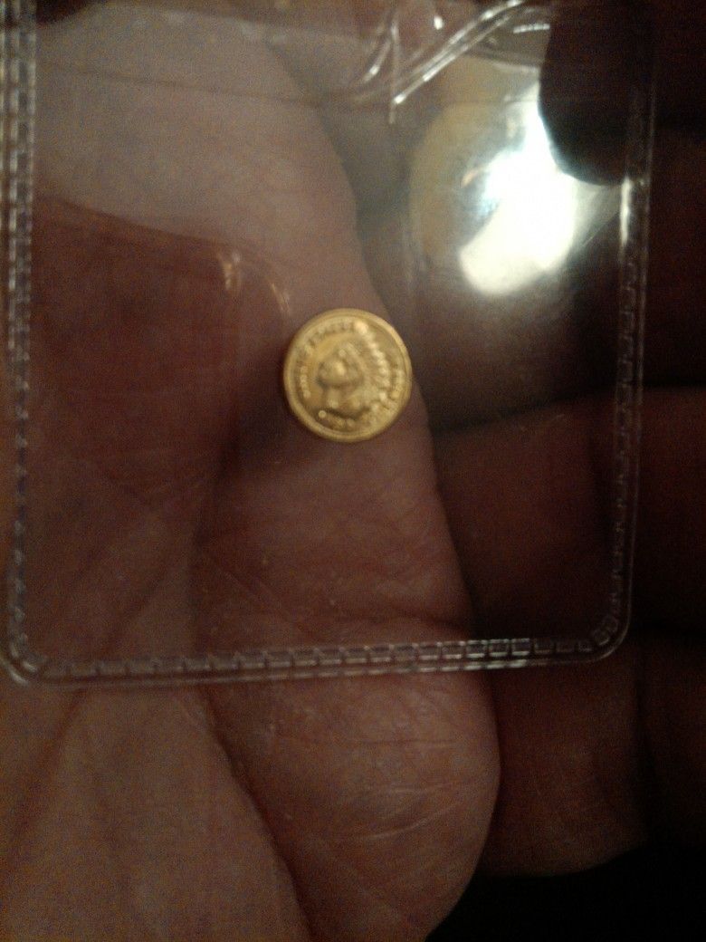 Mini Silver Commemorative Indian Head Penny