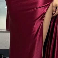 Prom Dress burgundy