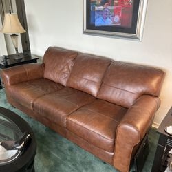 All Leather Sofa 