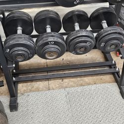 Dumbells 70s and 55s
