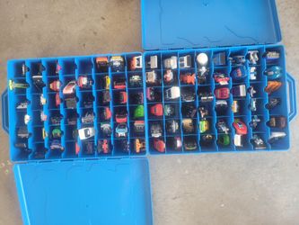 Lot Collection Of Hot Wheels And Matchbox Cars And Cases