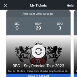 RBD Soy Rebelde Tour - San Diego State 10/14