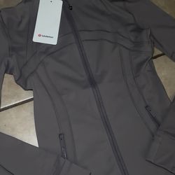 Grey lululemon define jacket size 2 brand new