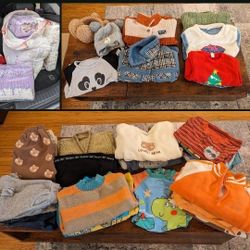 Diapers and Boys Clothes _ $80 For All.