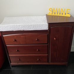 Solid Wooden Chest /Dresser/ Diaper Changing table