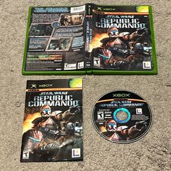 Star Wars: Republic Commando (Microsoft Xbox, 2005) Complete CIB w/ Manual