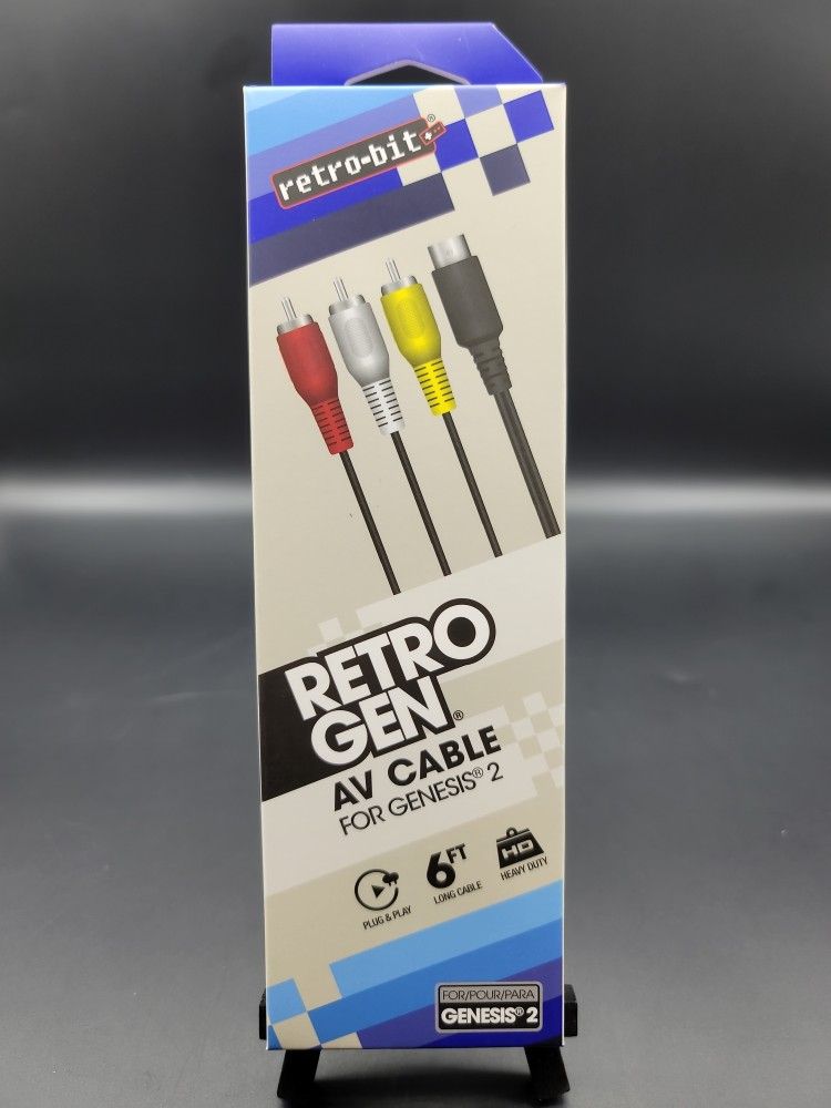 Sega Genesis Model 2 AV Cable ( New / Sealed )