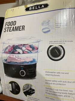  New Electric Food Steamer – Unopened/Unused
