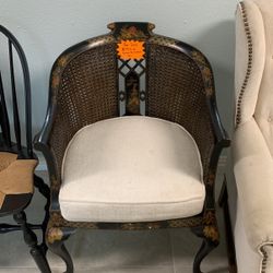 Chinese Barrel Back Chair