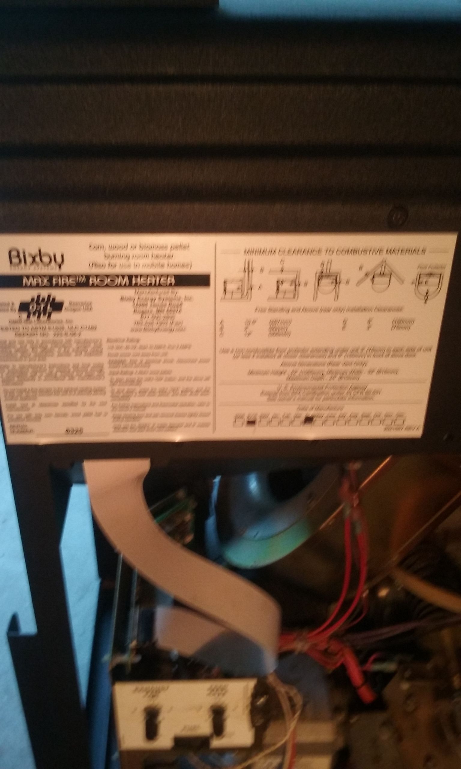 Bixby maxfire 115 multi fuel pellet stove for Sale in Bennington, NH