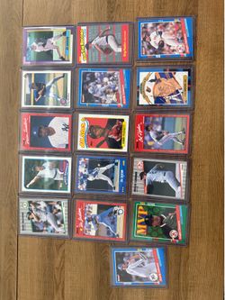 Late 80’s/Early 90’s MLB Star Card Lot