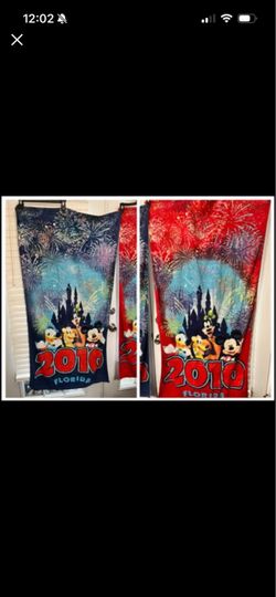 Lot of beach towels