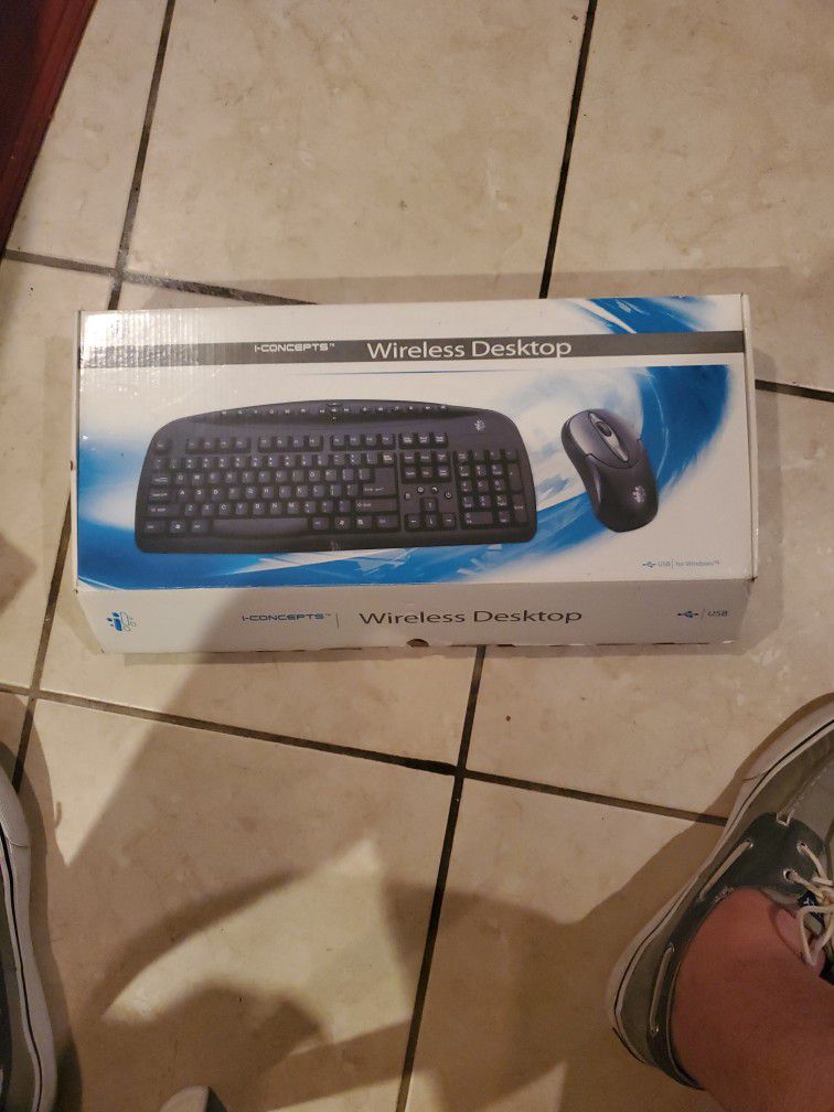 Wireless Keyboard For Desk Top With Mouse For Windows  