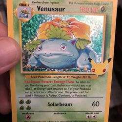 Pokémon Celebrations Venusaur Holo
