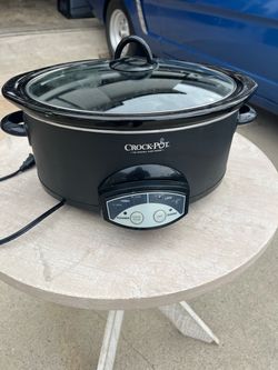 Crock-Pot Programmable Slow Cooker w/ Glass Lid – $20 OBO