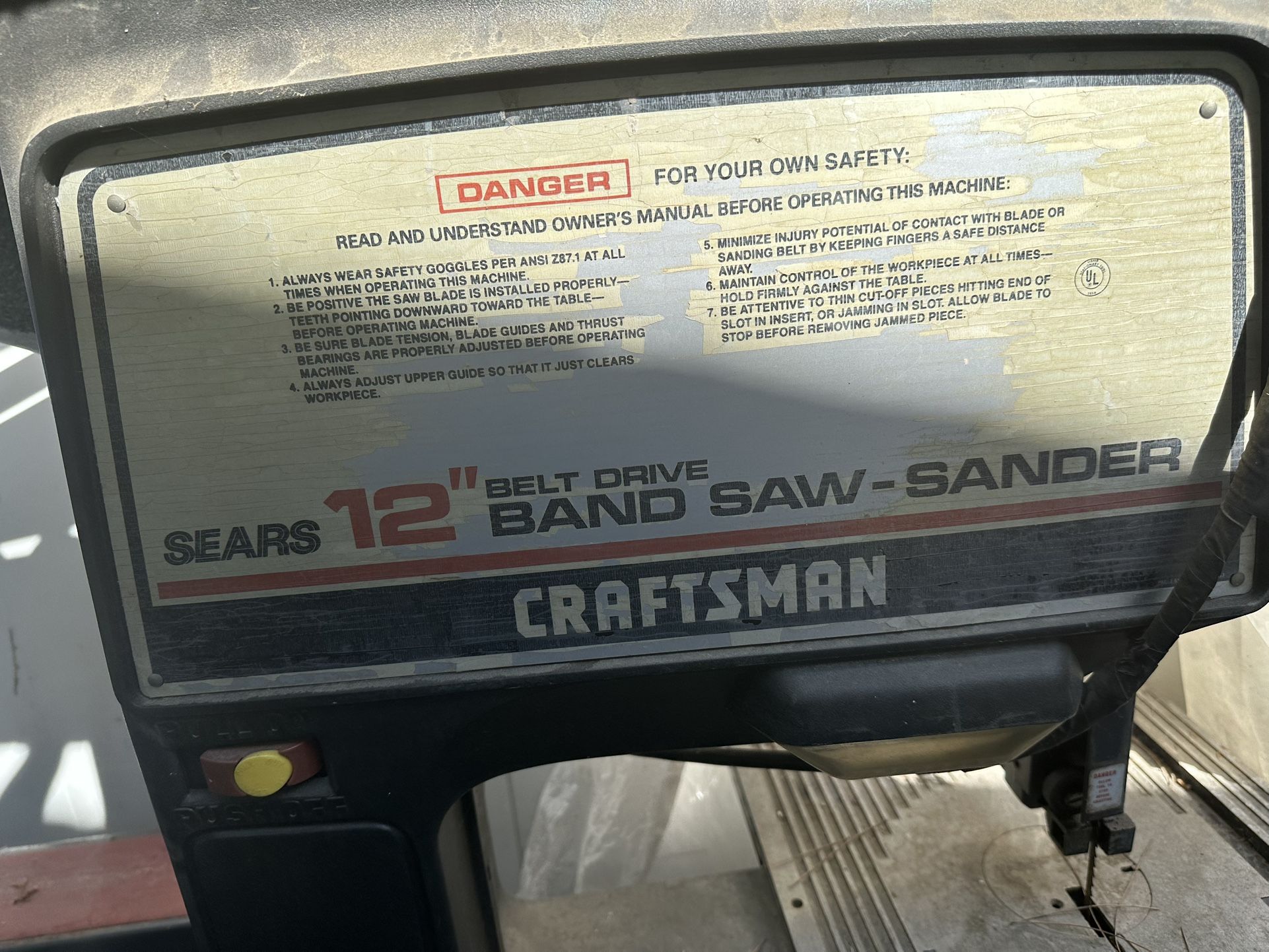 Craftsman Band Saw/sander