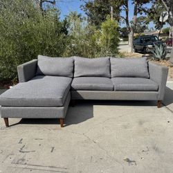 Grey Mid Century Modern Sectional FREE OC DELIVERY 