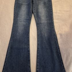 Womens Boot Cut Jeans, Size 7