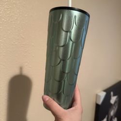 Blue Stainless Steel Mermaid Cup 