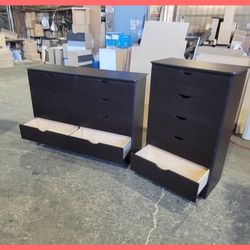 Five drawers dresser and Eight drawers dresser