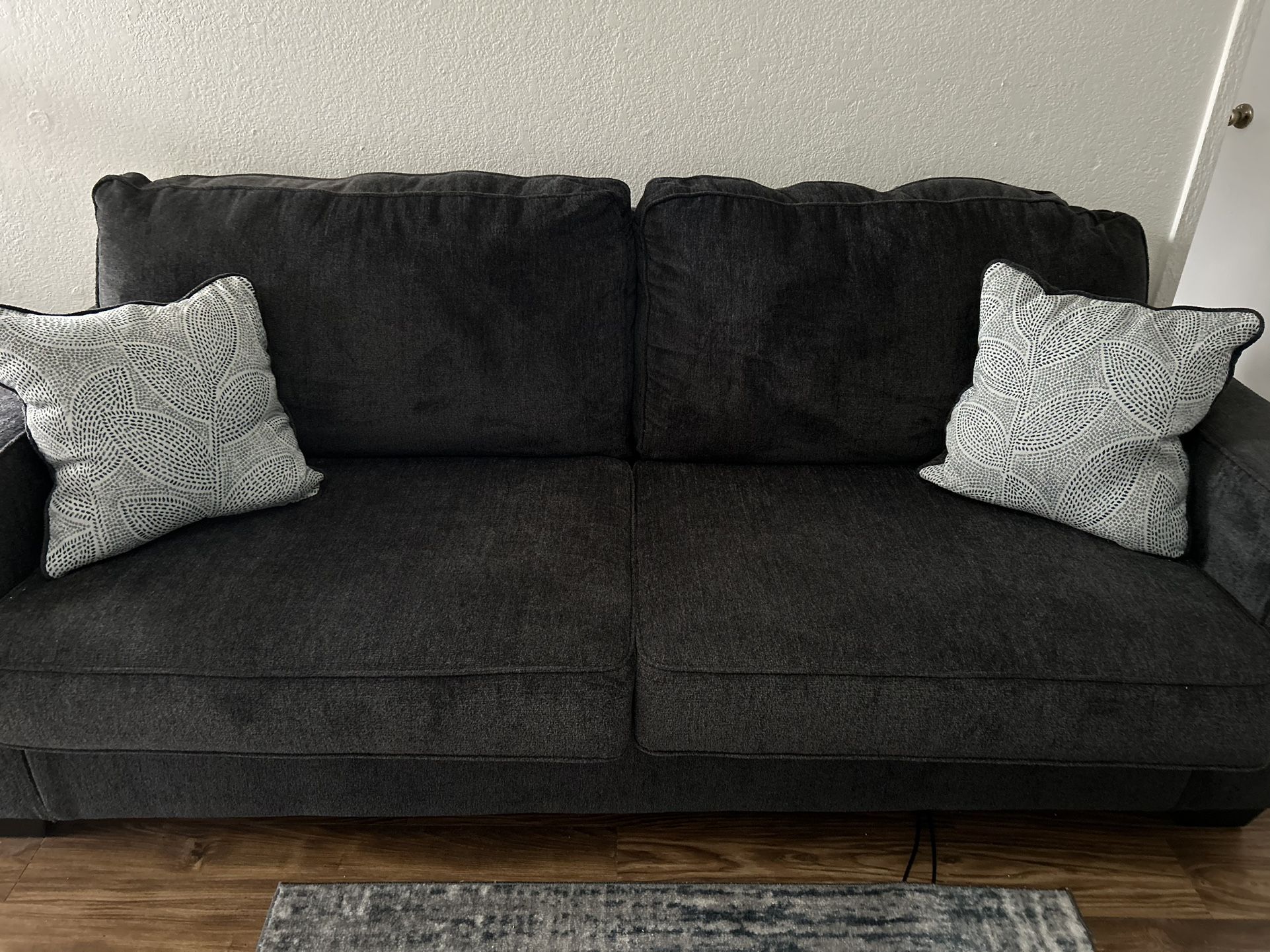 Ashley Furniture Nave Blue Gray Couch