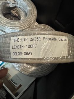 6 Cat 5E 100ft rolls